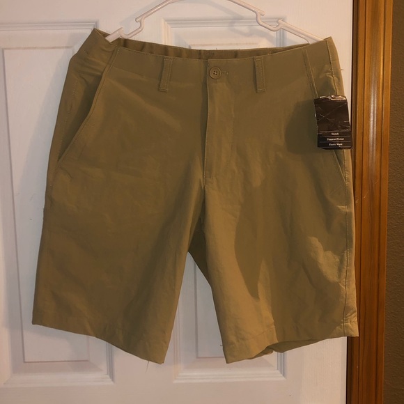 performance khaki shorts